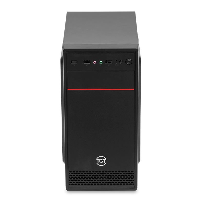 Gabinete TGT Hal, Com Fonte TGT 200W, Preto, TGT-HAL-BL01