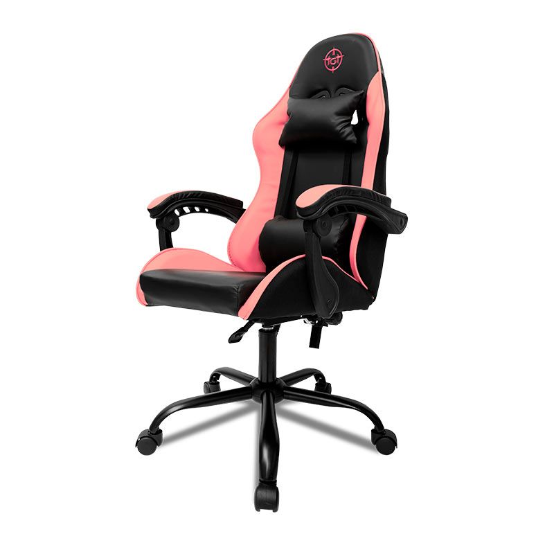 Cadeira Gamer TGT Heron, Preta e Rosa, TGT-HR-BPK01