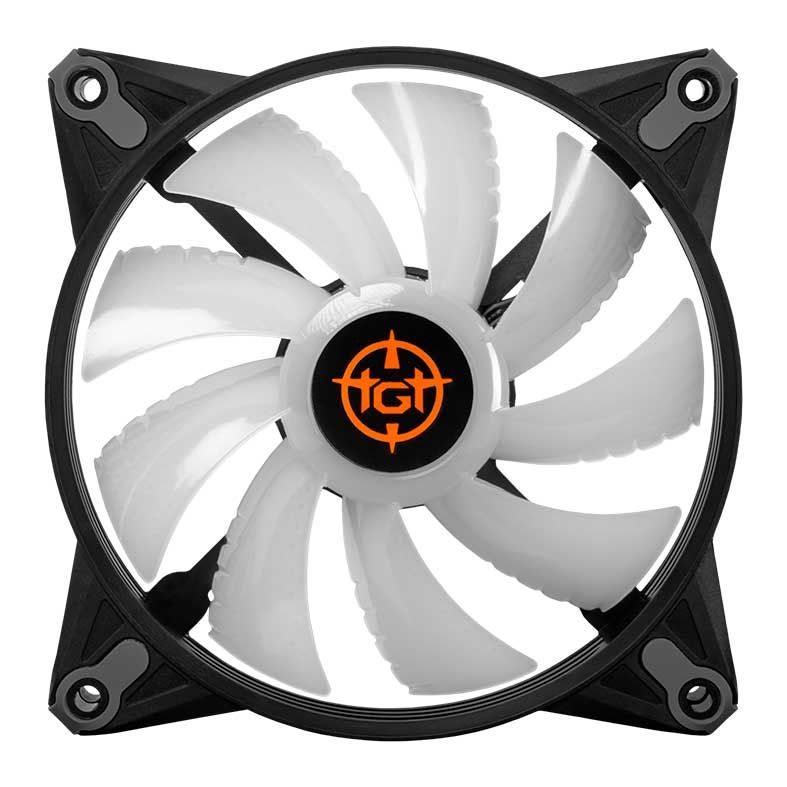 Kit Ventoinhas TGT Humber, ARGB, 3x120mm, Preta, TGT-HR3-BK01