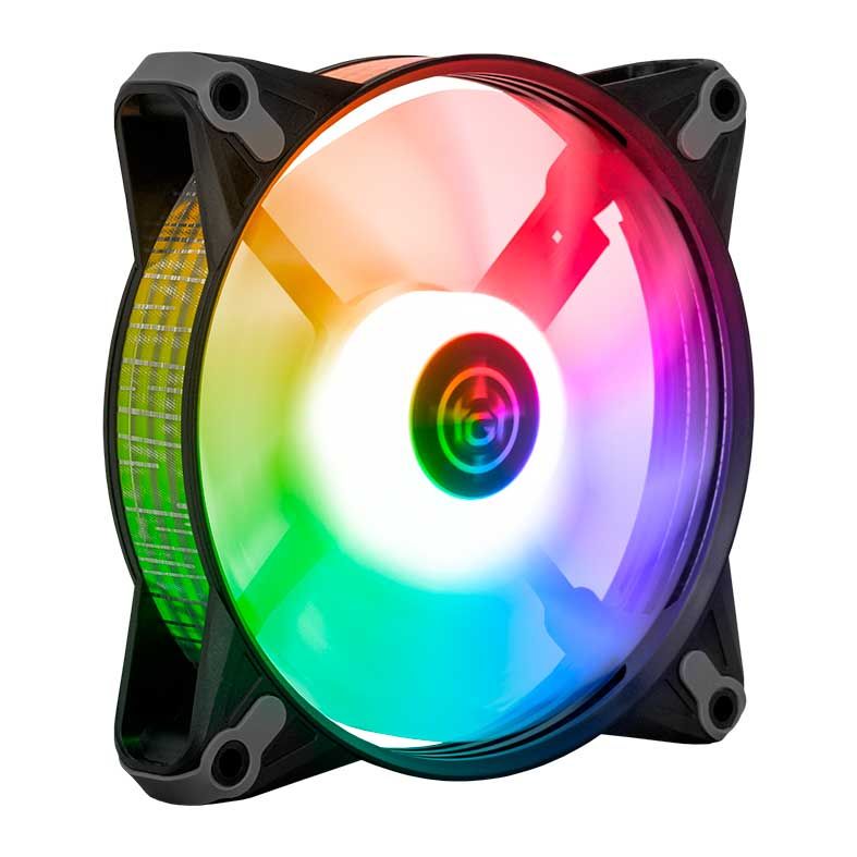 Kit Ventoinhas TGT Humber, ARGB, 5x120mm, Preto, TGT-HR5-BK01