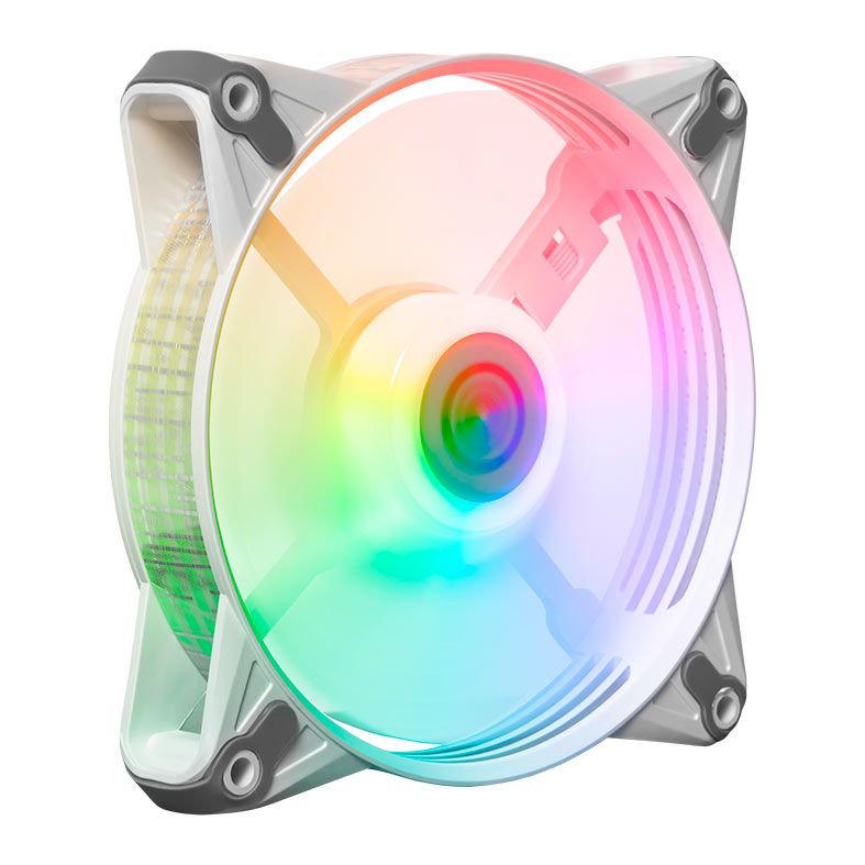 Kit Ventoinhas TGT Humber, ARGB, 5x120mm, Branco, TGT-HR5-WH01