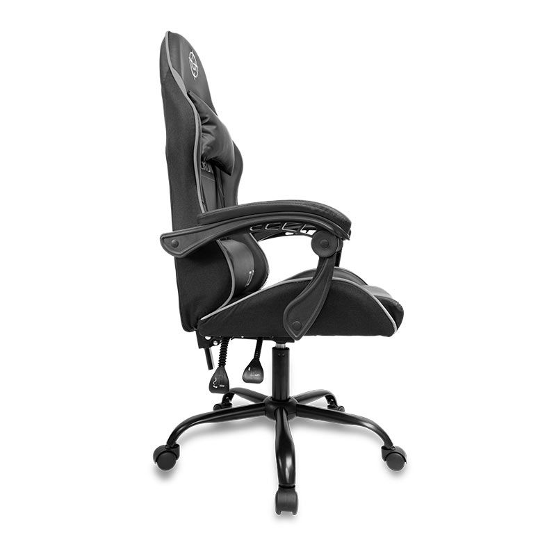 Cadeira Gamer TGT Heron TC, Preto e Cinza, TGT-HRTC-BL01