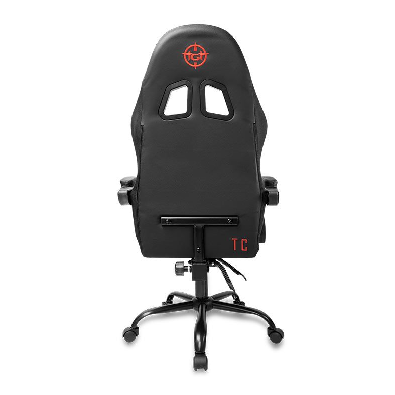 Cadeira Gamer TGT Heron TC, Preto e Vermelho, TGT-HRTC-BR01
