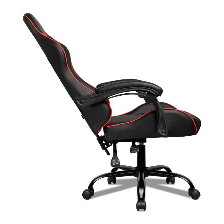 Cadeira Gamer TGT Heron TC, Espuma Moldada, Preto e Vermelho, TGT-HRTC-BR02