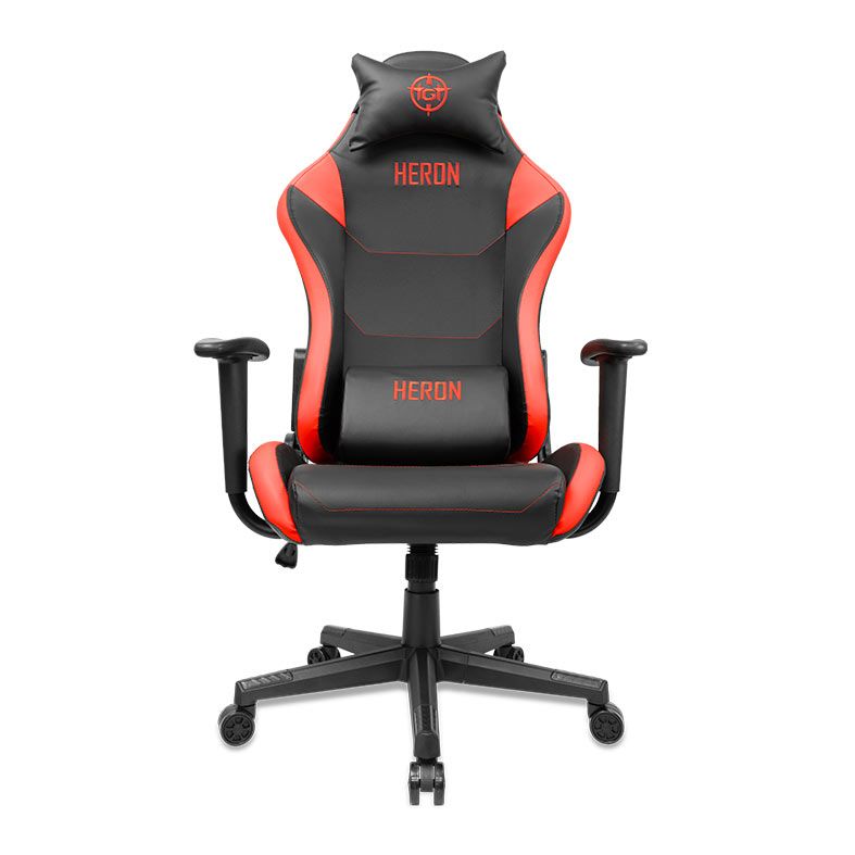 Cadeira Gamer TGT Heron TX, Preto e Vermelho, TGT-HRTX-BRD01