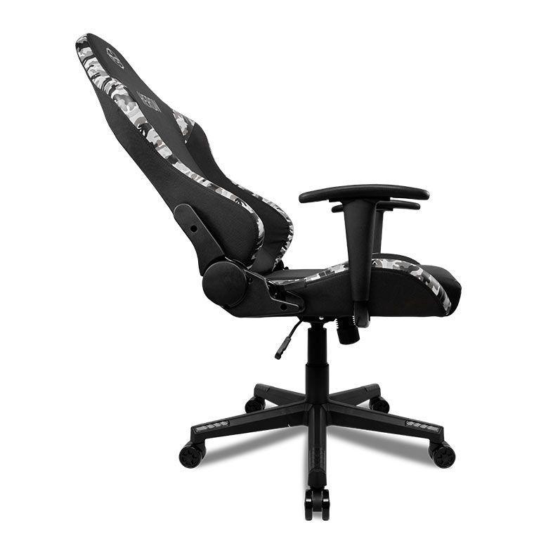 Cadeira Gamer TGT Heron TX Tecido, Preto e Camuflado, TGT-HRTX-CM01