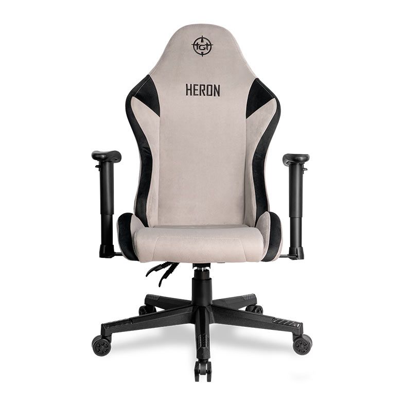 Cadeira Gamer TGT Heron TX Tecido, Preto e Cinza, TGT-HRTX-FB01