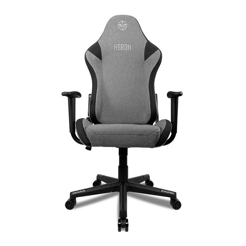 Cadeira Gamer TGT Heron TX Tecido, Preto e Cinza, TGT-HRTX-FB01