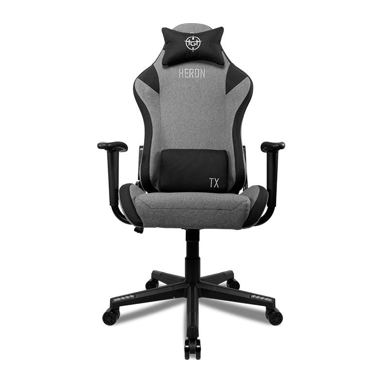 Cadeira Gamer TGT Heron TX Tecido, Preto e Cinza, TGT-HRTX-FB01
