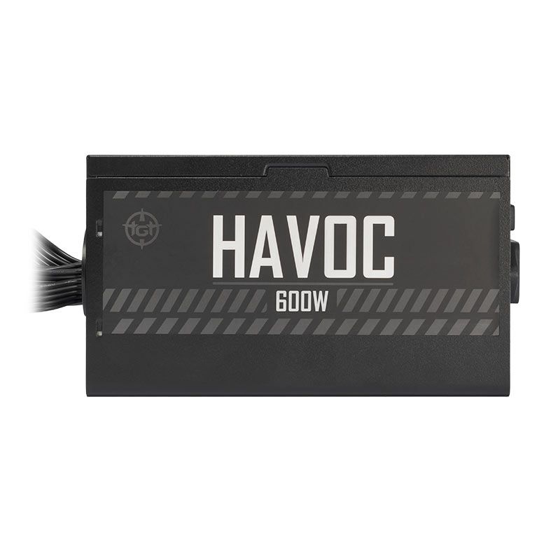 Fonte TGT Havoc, 600W, 80 Plus White, TGT-HV600-BK01