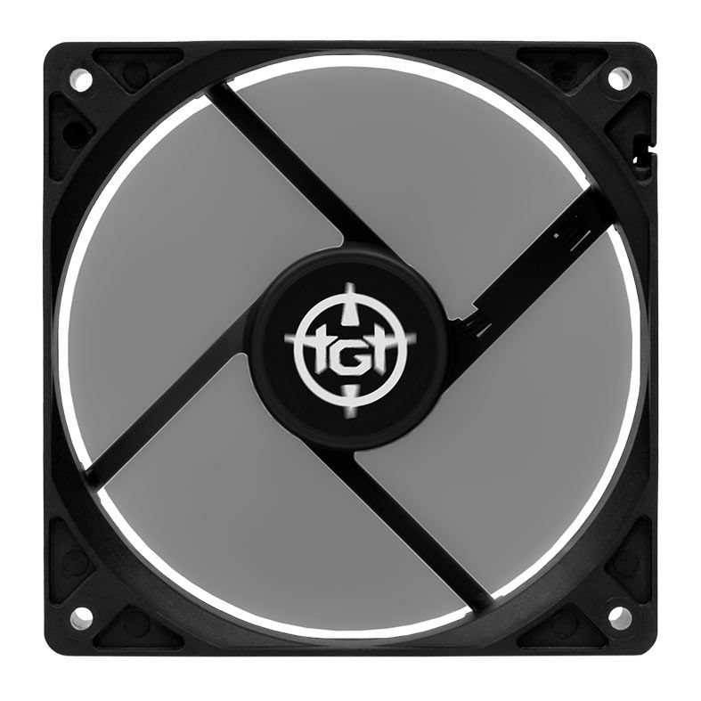 Ventoinha TGT Hawker, 120mm, Black, TGT-HWK-BK01