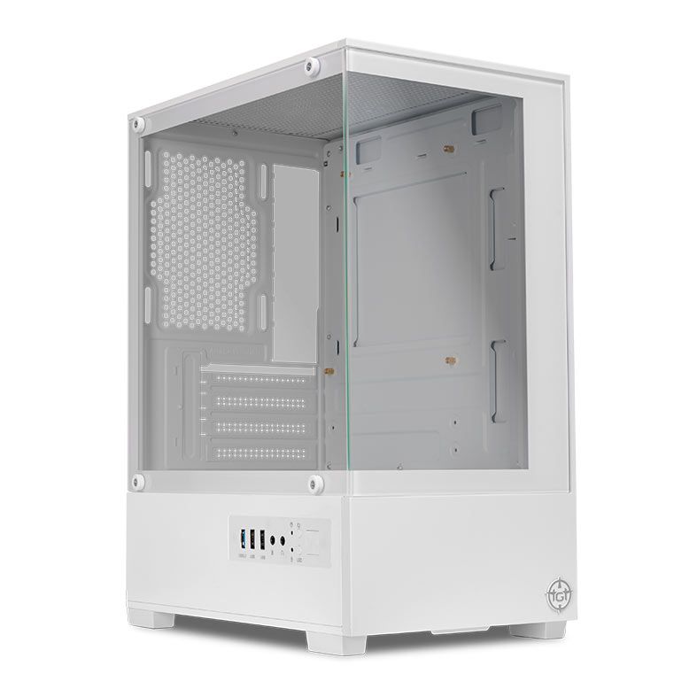 Gabinete Gamer TGT Legion, Mid-Tower, Lateral de Vidro, Branco, TGT-LGN-WH