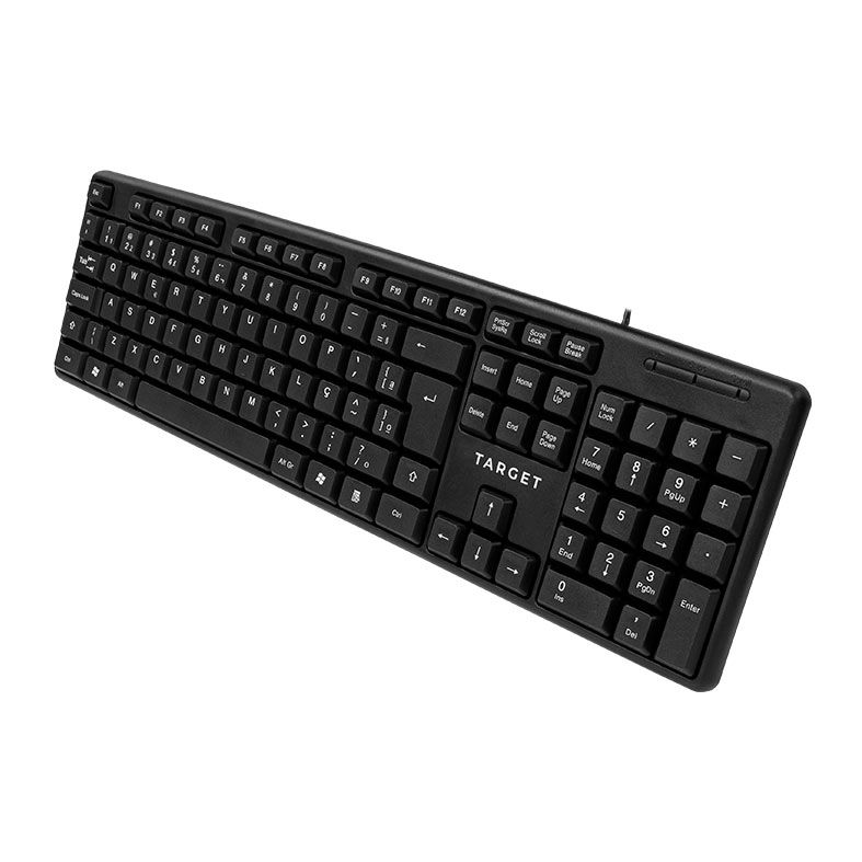 Teclado Office TGT MG3, Membrana, ABNT, Preto, TGT-MG3-BK01