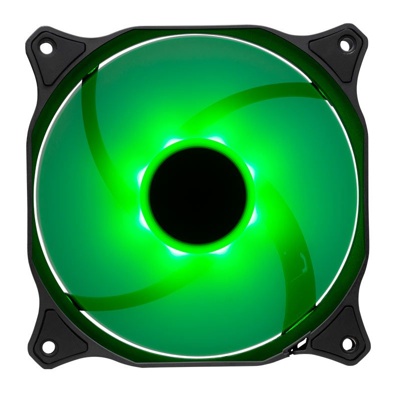 Ventoinha TGT Mirage, 120mm, Led Verde, TGT-MRG120-GREEN