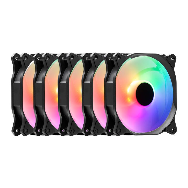 Kit Ventoinha TGT Mirage, 5x120mm, Led RGB, TGT-MRG120-RGB5