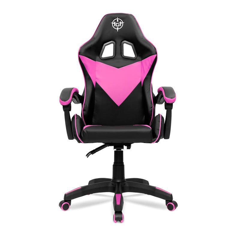 Cadeira Gamer TGT Pusher, Preta e Rosa, TGT-PSHR-BLPK01