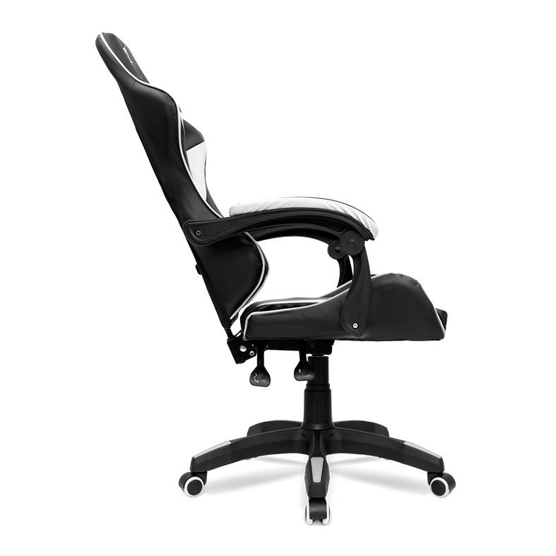 Cadeira Gamer TGT Pusher, Preta e Branca, TGT-PSHR-BLWH01