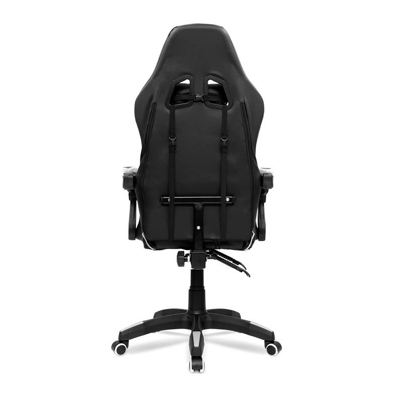 Cadeira Gamer TGT Pusher, Preta e Branca, TGT-PSHR-BLWH01