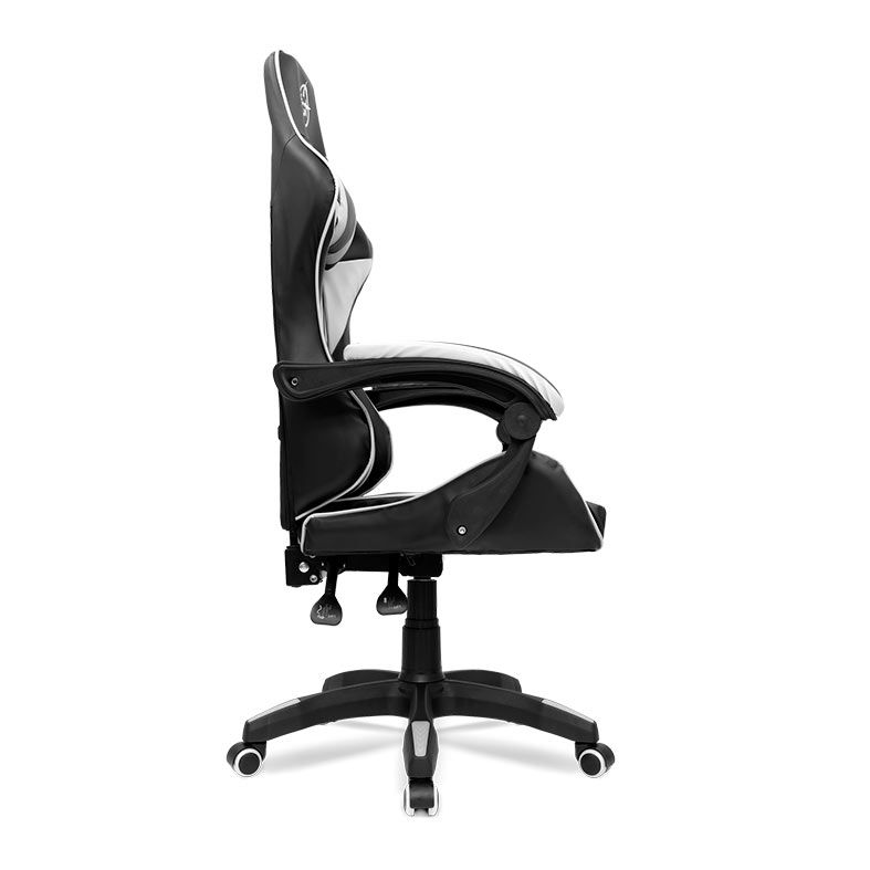 Cadeira Gamer TGT Pusher, Preta e Branca, TGT-PSHR-BLWH01