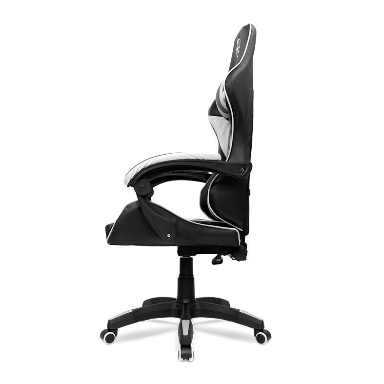 Cadeira Gamer TGT Pusher, Preta e Branca, TGT-PSHR-BLWH01