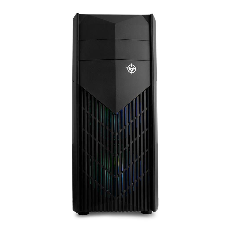 Gabinete Gamer TGT Raptor RGB Lateral De Acrílico Preto, TGT-RTR-RGB01