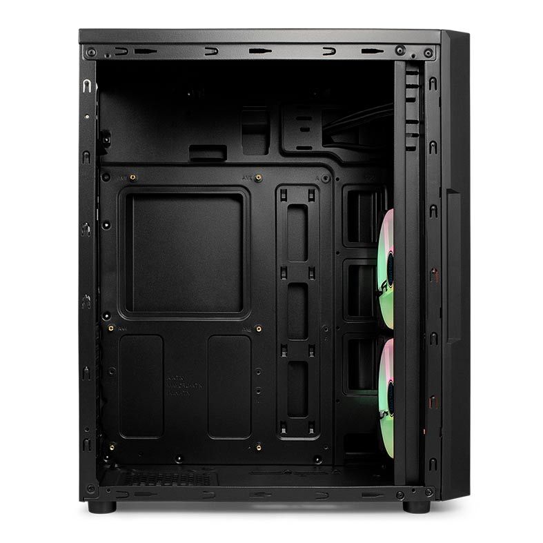 Gabinete Gamer TGT Raptor RGB Lateral De Acrílico Preto, TGT-RTR-RGB01