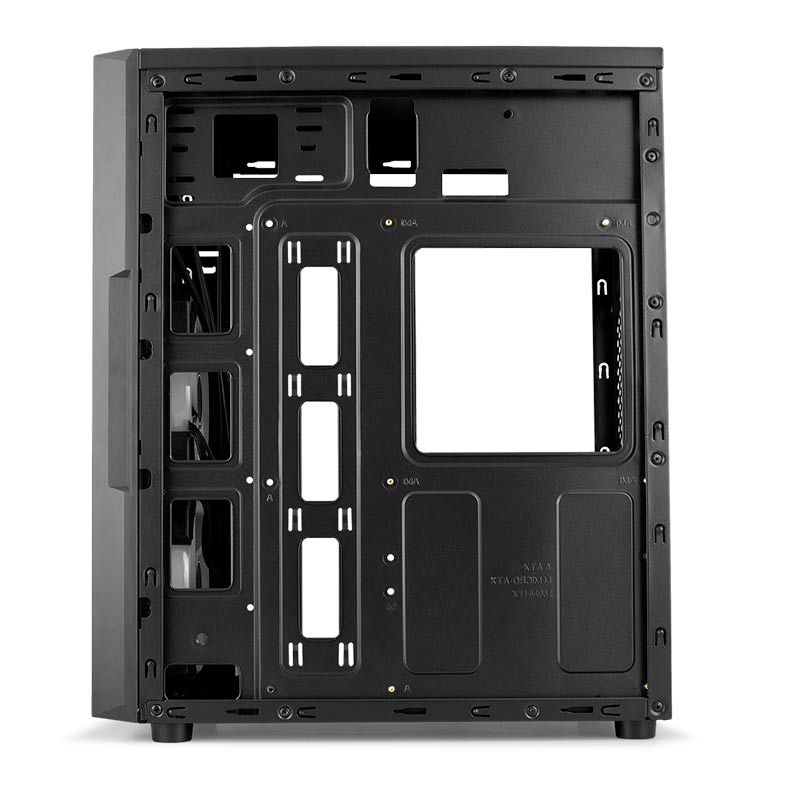 Gabinete Gamer TGT Raptor RGB Lateral De Acrílico Preto, TGT-RTR-RGB01