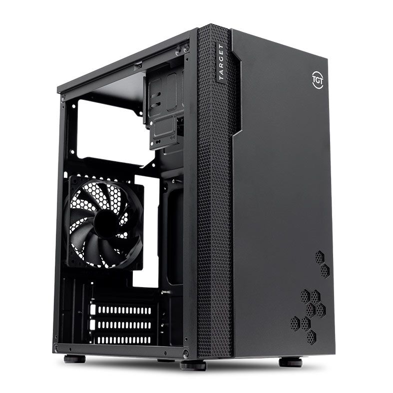 Gabinete TGT Shad, Mid-Tower, Com 1 Fan, Preto, TGT-SHD-BKF01
