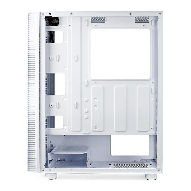 Gabinete Gamer TGT Skylancer Lateral De Vidro Branco, TGT-SKL-WT01