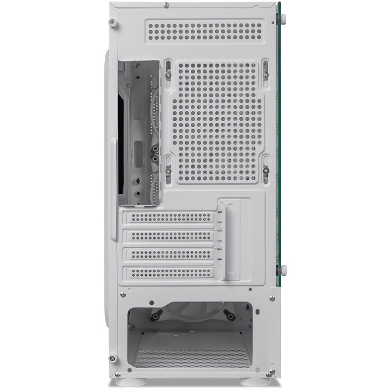 Gabinete Gamer TGT Skylancer V2, ARGB, Mid-Tower, Lateral De Vidro, Com 4 Fans, Branco, TGT-SKLV2-WH-4F