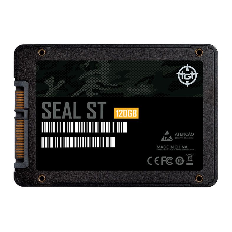 SSD TGT Seal ST, 120GB, Sata III 6GB/s, Leitura 500 MB/s, Gravacao