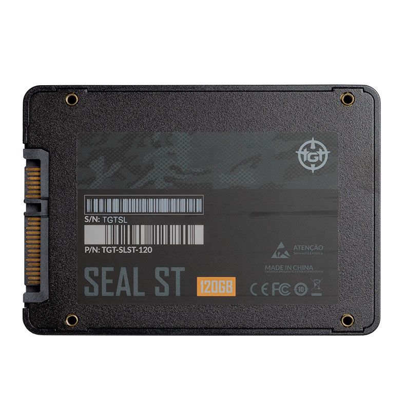 SSD TGT Seal ST, 120GB, Sata III 6GB/s, Leitura 500 MB/s, Gravacao 450  MB/s, TGT-SLST-120