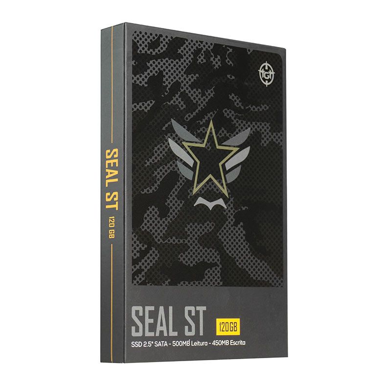 SSD TGT Seal ST, 120GB, Sata III 6GB/s, Leitura 500 MB/s, Gravacao 450 MB/s, TGT-SLST-120