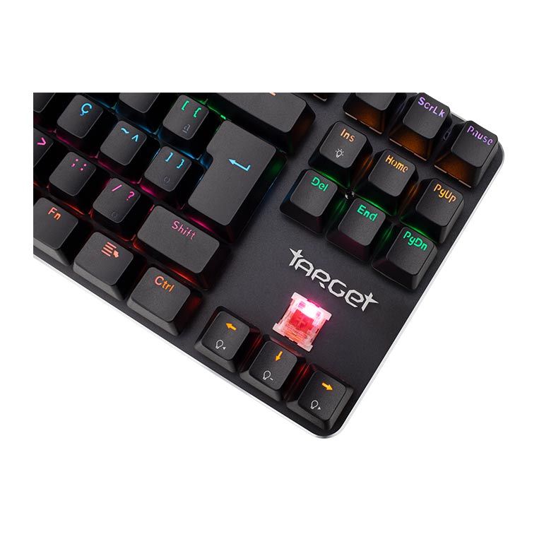 Teclado Mecanico TGT Spawn Tournament Edition Rainbow Switch Outemu Red, TGT-SPWTKL-BLORO1