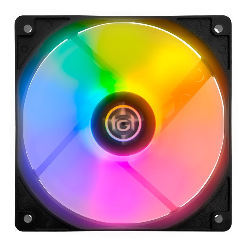 Kit Ventoinhas TGT Striker, Rainbow, 5x120mm, TGT-STK5-BLRBW