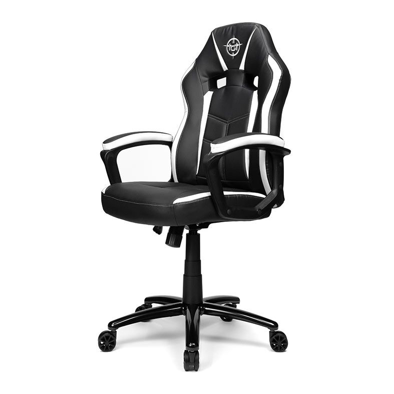 Cadeira Gamer TGT Trigger, Preto e Branco, TGT-TGR-WHITE