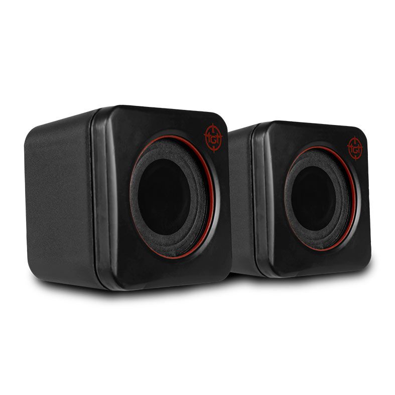 Caixa de Som TGT Uzi, 6W RMS, USB, Preto, TGT-UZI-RBW01