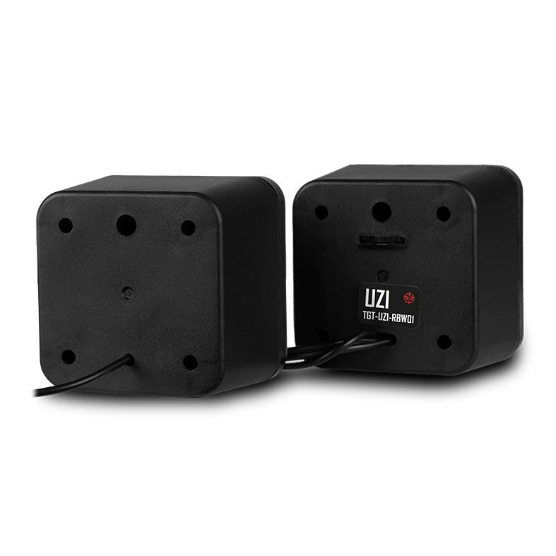 Caixa de Som TGT Uzi, 6W RMS, USB, Preto, TGT-UZI-RBW01