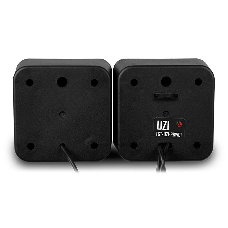 Caixa de Som TGT Uzi, 6W RMS, USB, Preto, TGT-UZI-RBW01
