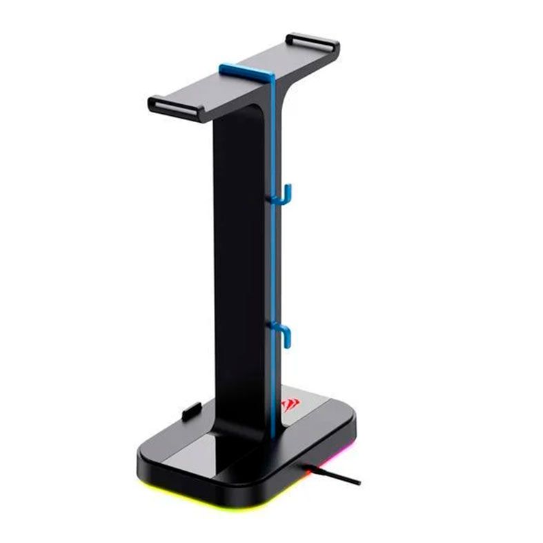 Suporte Duplo Para Headset Havit Gamenote TH650, RGB, USB, Preto, HVTH-TH650-BK