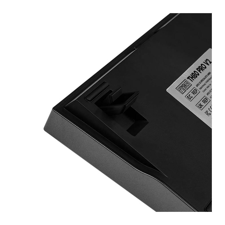 Teclado Mecanico Epomaker TH80 Pro V2, ARGB, VIA, Switch Flamingo, Black, TH80PROV2-BK-FLG