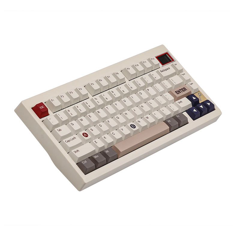 Teclado Mecanico Epomaker TH80 Pro V2, Switch Wisteria Linear, White, TH80PROV2-WH-WSLN