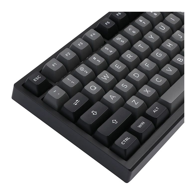 Teclado Mecanico Epomaker TH80 SE, ARGB, Switch Flamingo Linear, Black Silver, TH80SE-BS-FLGLN