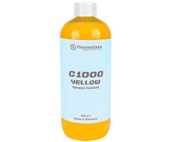 Fluido Thermaltake Opaque Coolant C1000 Yellow, CLW114OS00YEA Pichau