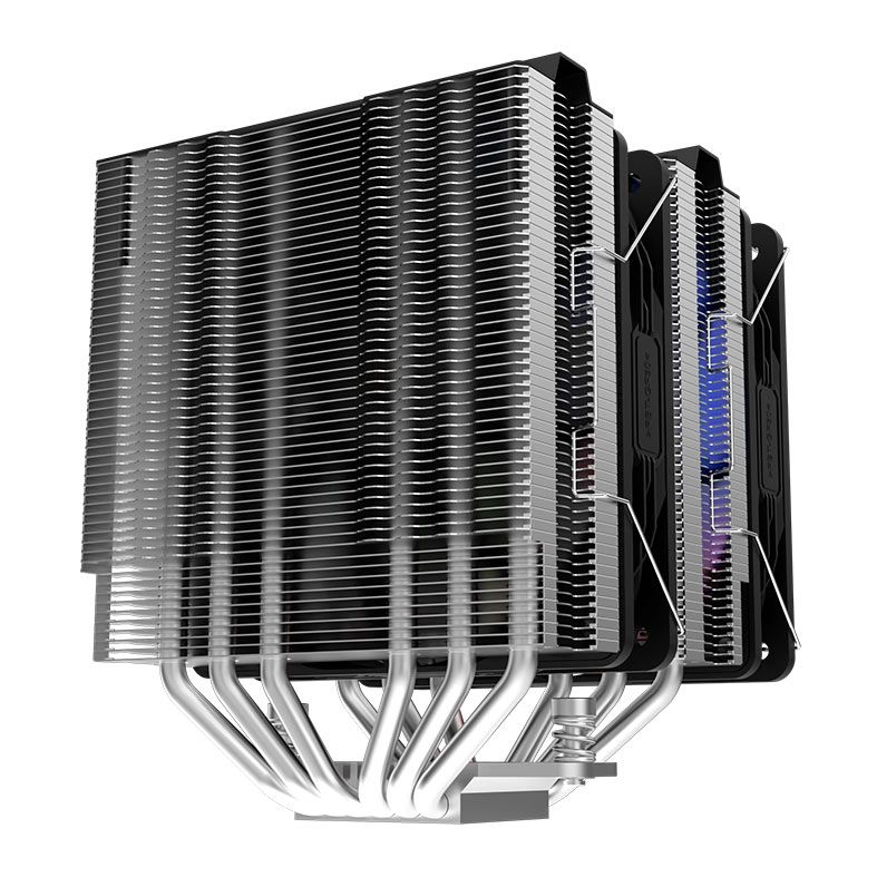 Cooler Para Processador Alseye Thor N600-DT FDB, ARGB, 120mm, Preto, THOR-N600-DTBK