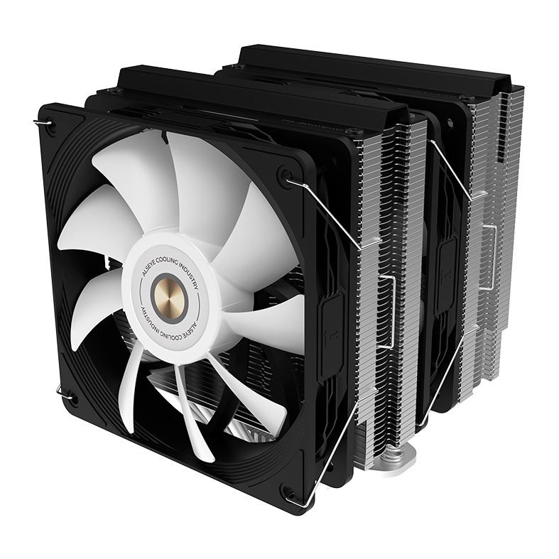 Cooler Para Processador Alseye Thor N600-DT FDB, ARGB, 120mm, Preto, THOR-N600-DTBK