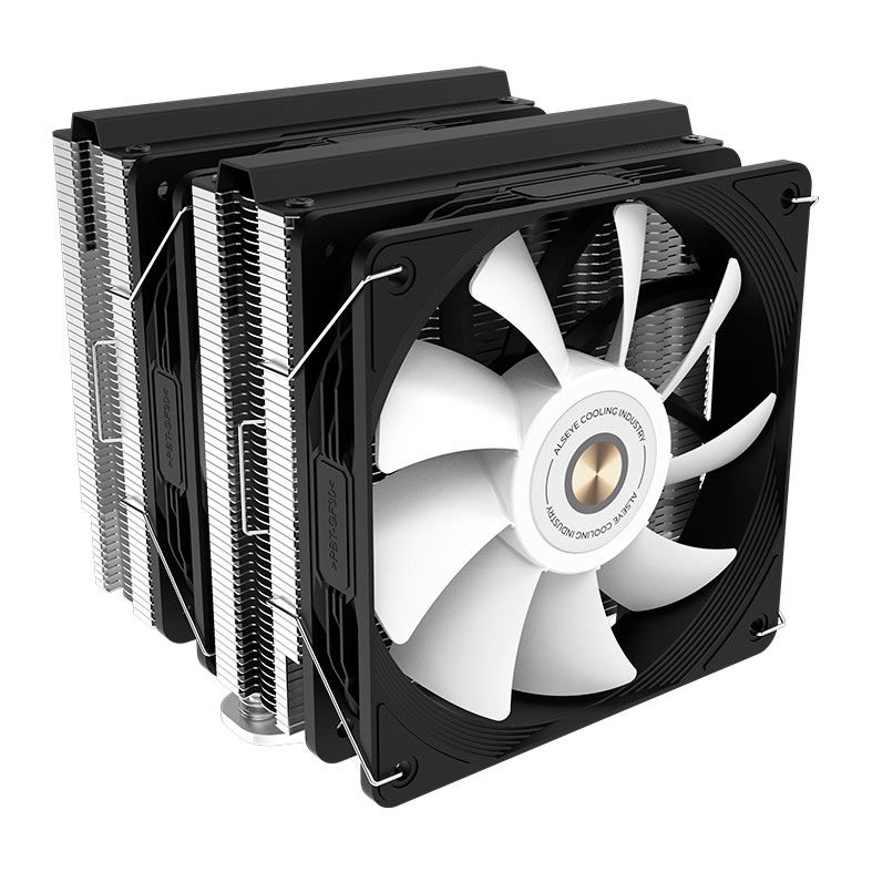 Cooler Para Processador Alseye Thor N600-DT FDB, ARGB, 120mm, Preto, THOR-N600-DTBK