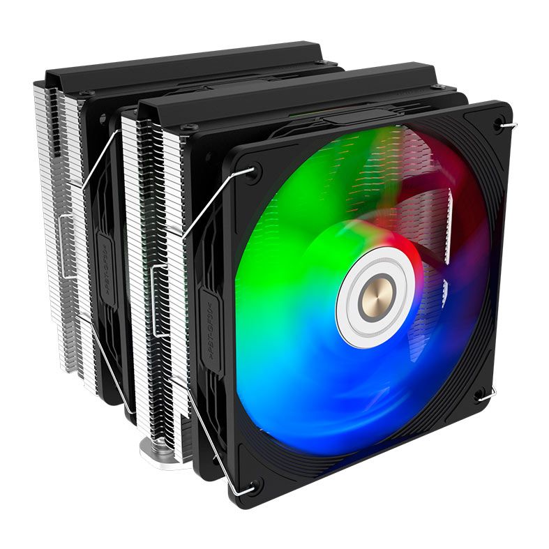 Cooler Para Processador Alseye Thor N600-DT FDB, ARGB, 120mm, Preto, THOR-N600-DTBK