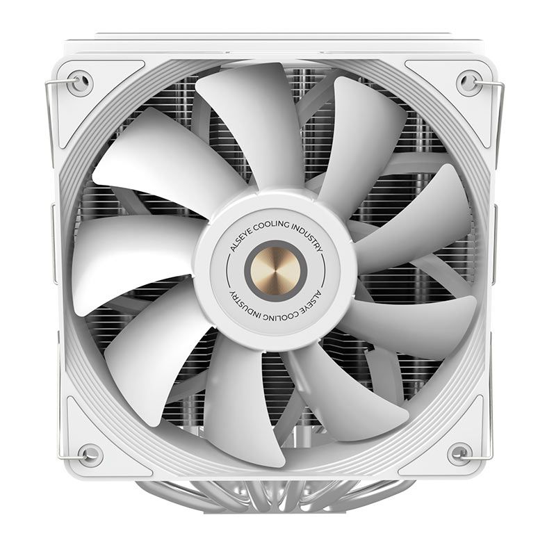 Cooler Para Processador Alseye Thor N600-DT FDB, ARGB, 120mm, Branco, THOR-N600-DTWH