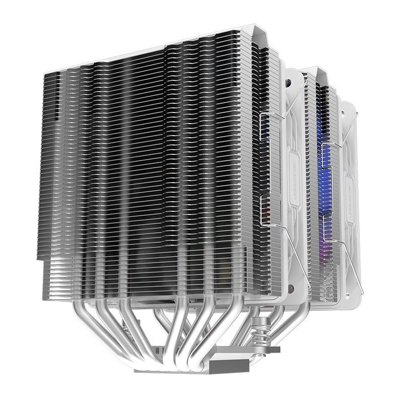 Cooler Para Processador Alseye Thor N600-DT FDB, ARGB, 120mm, Branco, THOR-N600-DTWH